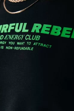 Logo Sweat | Black | Colourful Rebel Shop