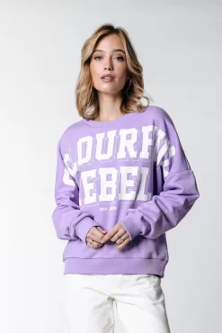 Logo Sweat | Light Lilac | Colourful Rebel Best