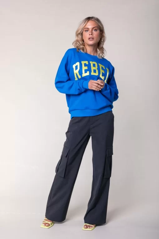 Eileen Worker Pants | Anthracite | Colourful Rebel Sale