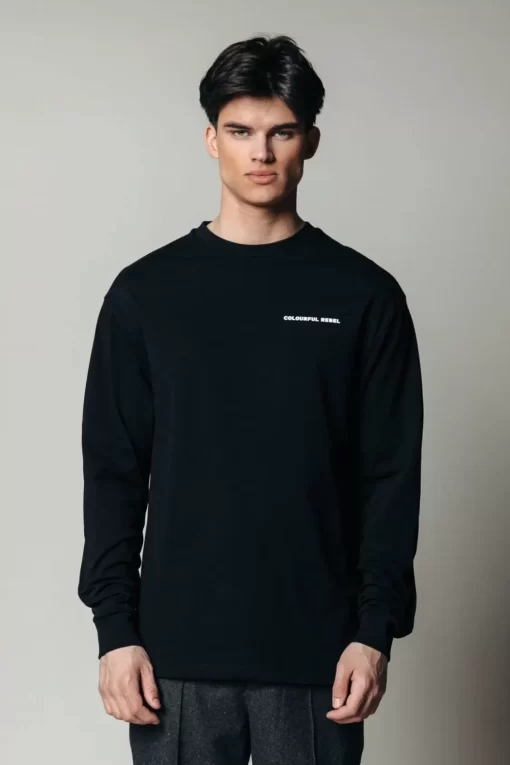 Figures Long Sleeve | Black | Colourful Rebel Online