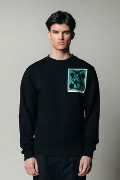 Figures Sweat | Black | Colourful Rebel Outlet