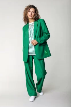 Mimmi Boyfriend Blazer | Deep Green | Colourful Rebel Best Sale