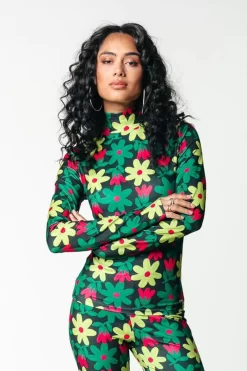 Neyo Big Flower Top | Multicolor | Colourful Rebel Shop