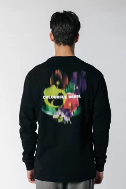 Paper Violas Long Sleeve | Black | Colourful Rebel Outlet