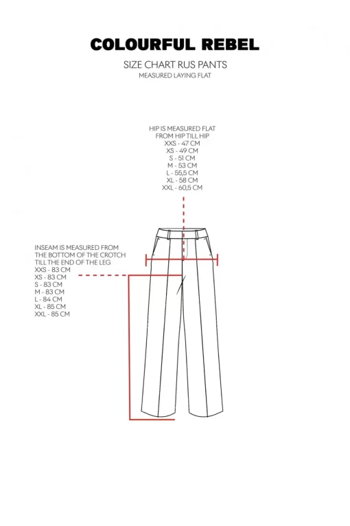 Rus Check Pants | Light Brown | Colourful Rebel Hot