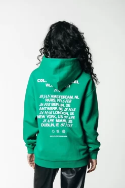 Travel Hoodie | Grass Green | Colourful Rebel Sale