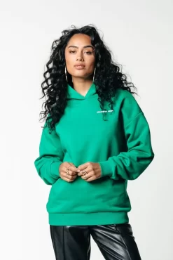 Travel Hoodie | Grass Green | Colourful Rebel Sale